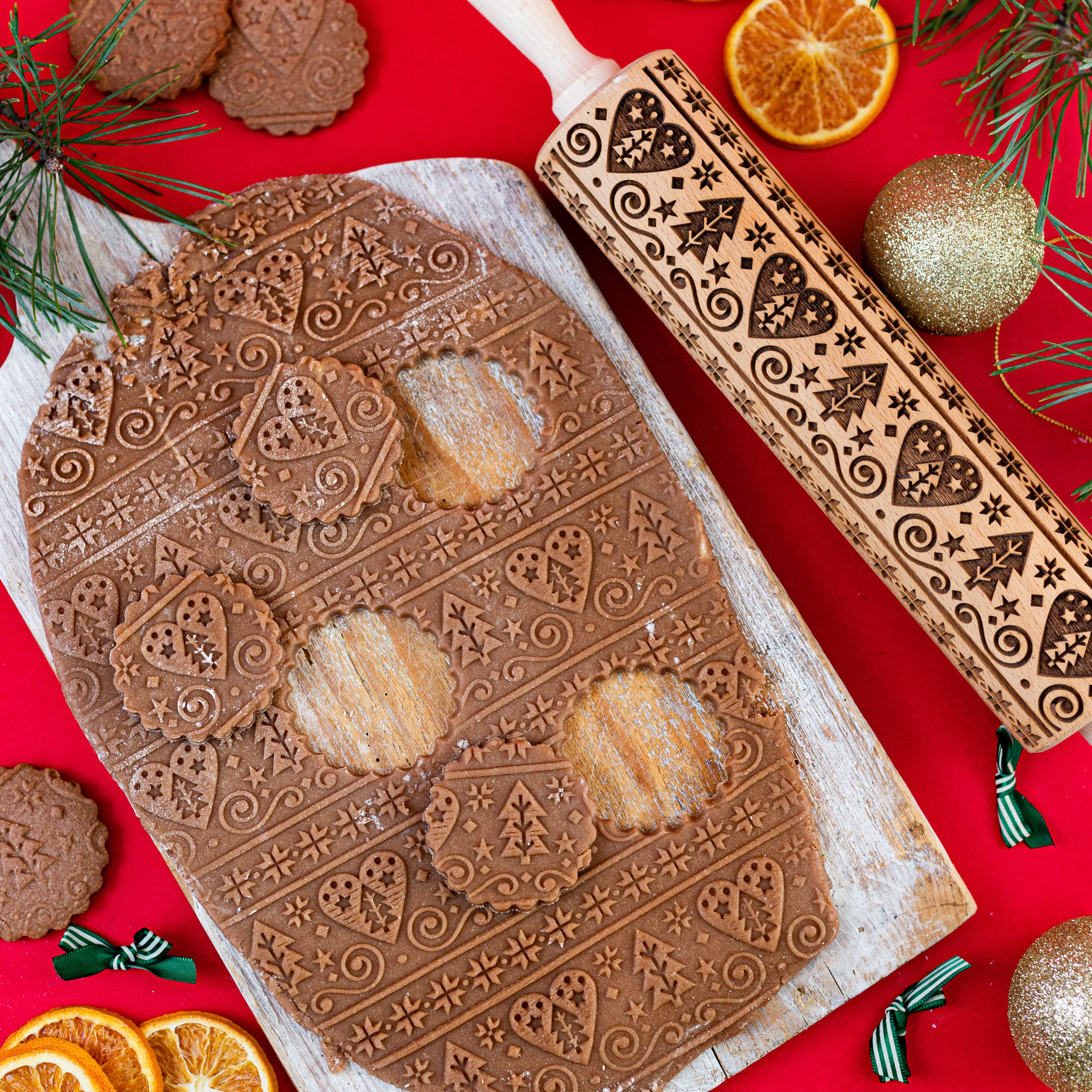 I Love Christmas Rolling Pin