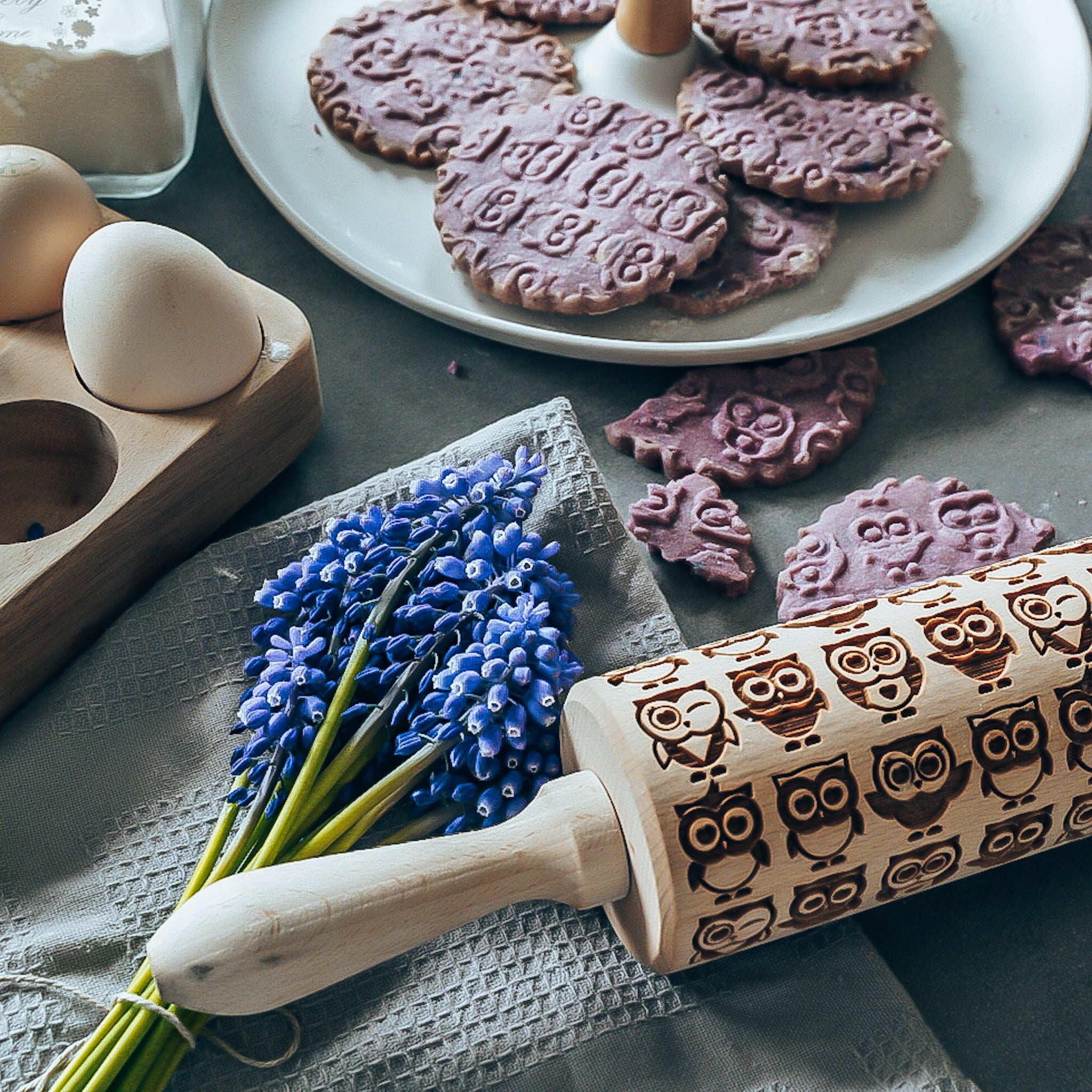 Owls Rolling Pin