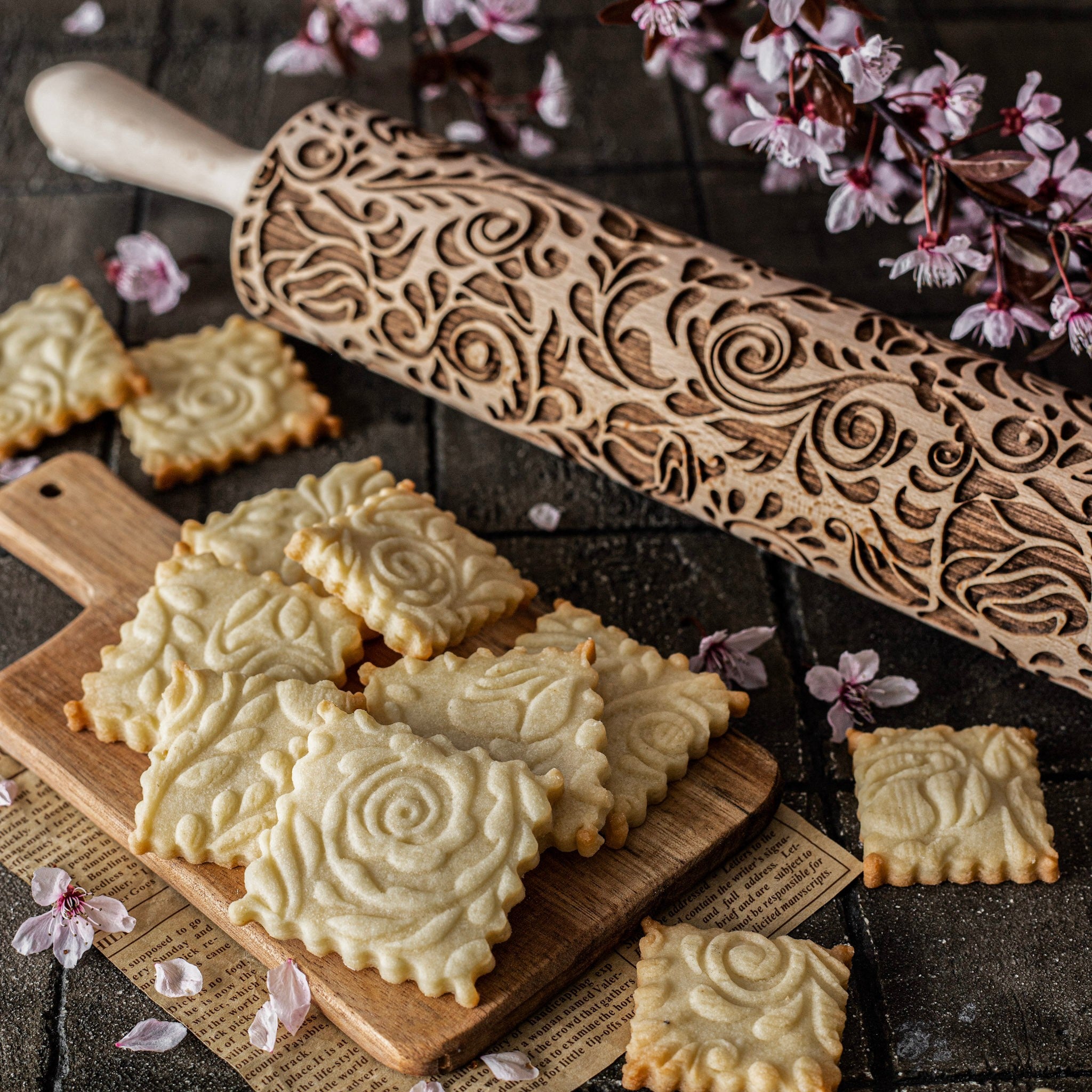 Enchandet Garden Rolling Pin