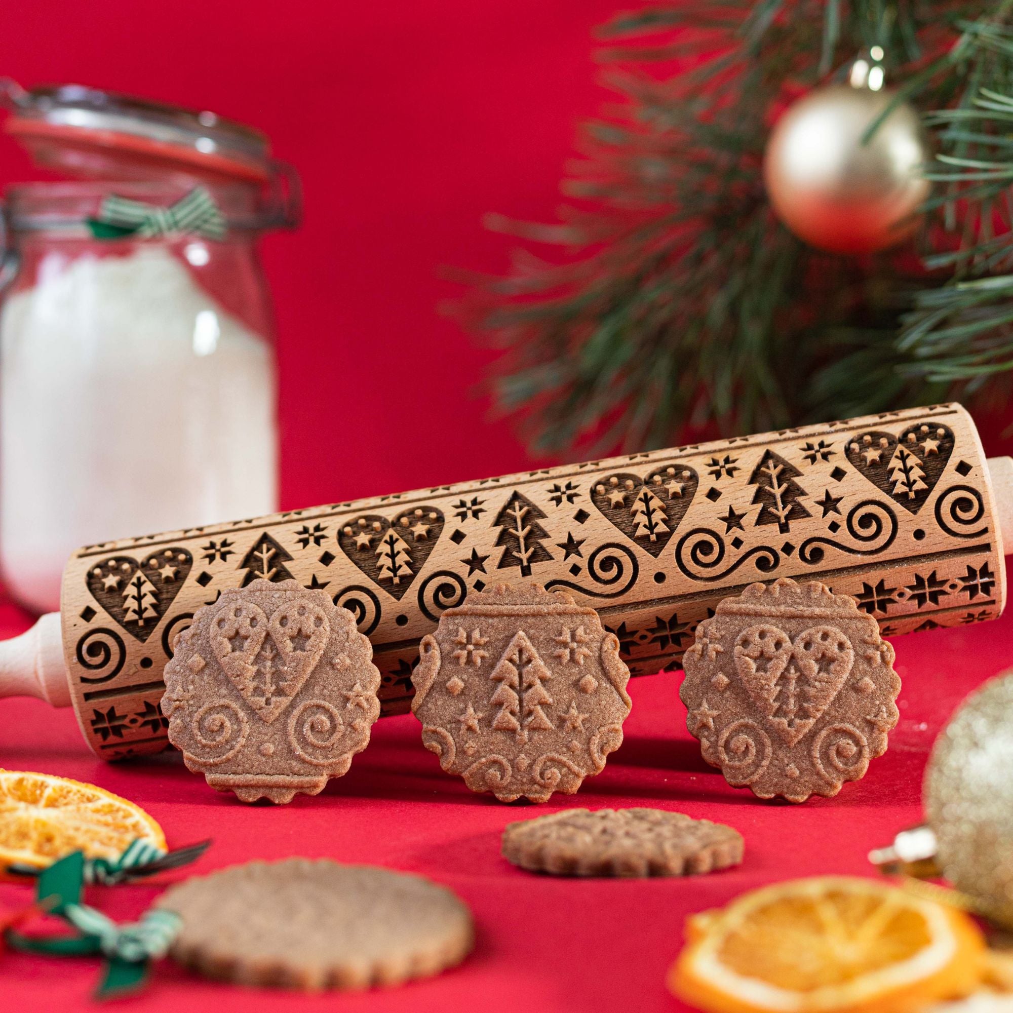 I Love Christmas Rolling Pin