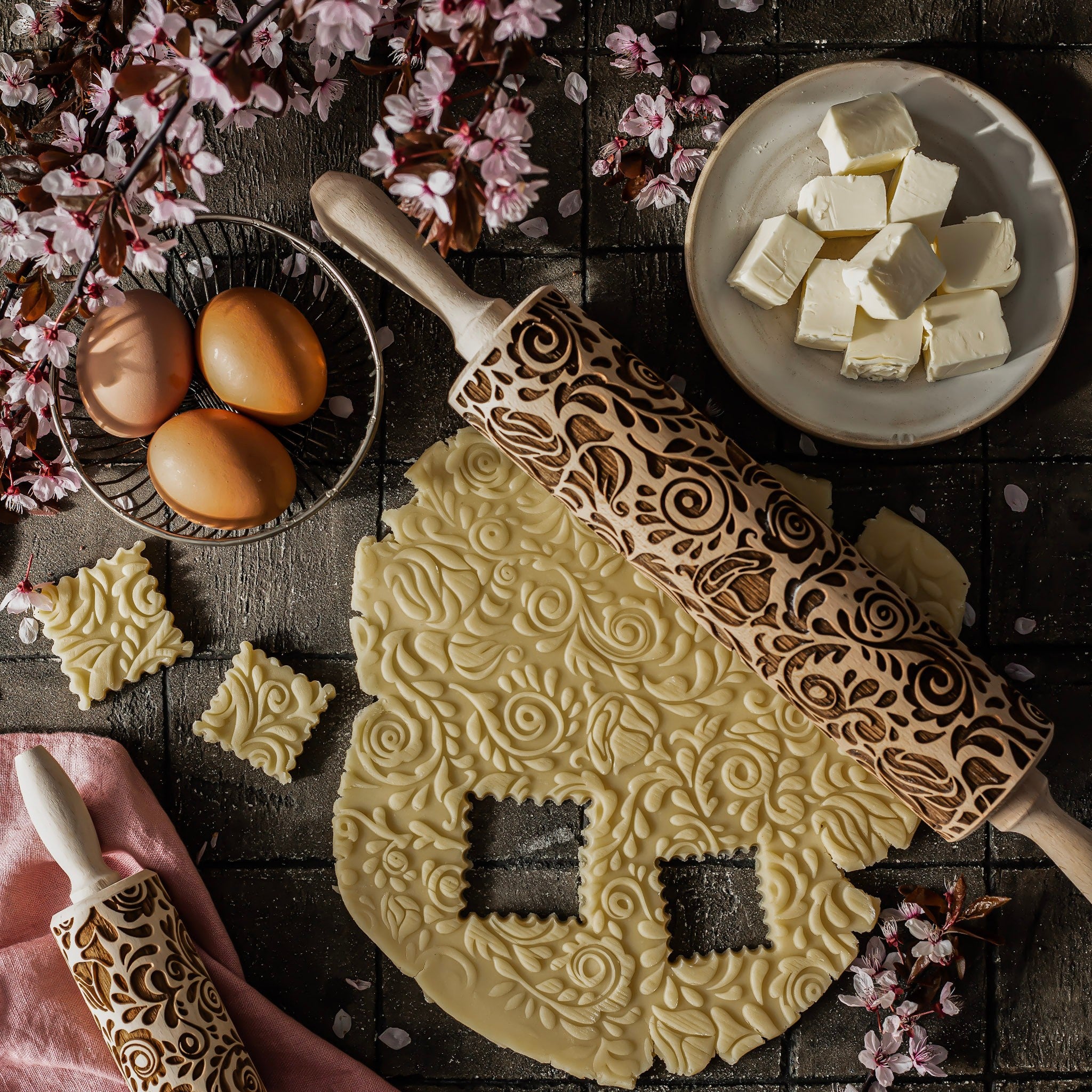 Enchandet Garden Rolling Pin