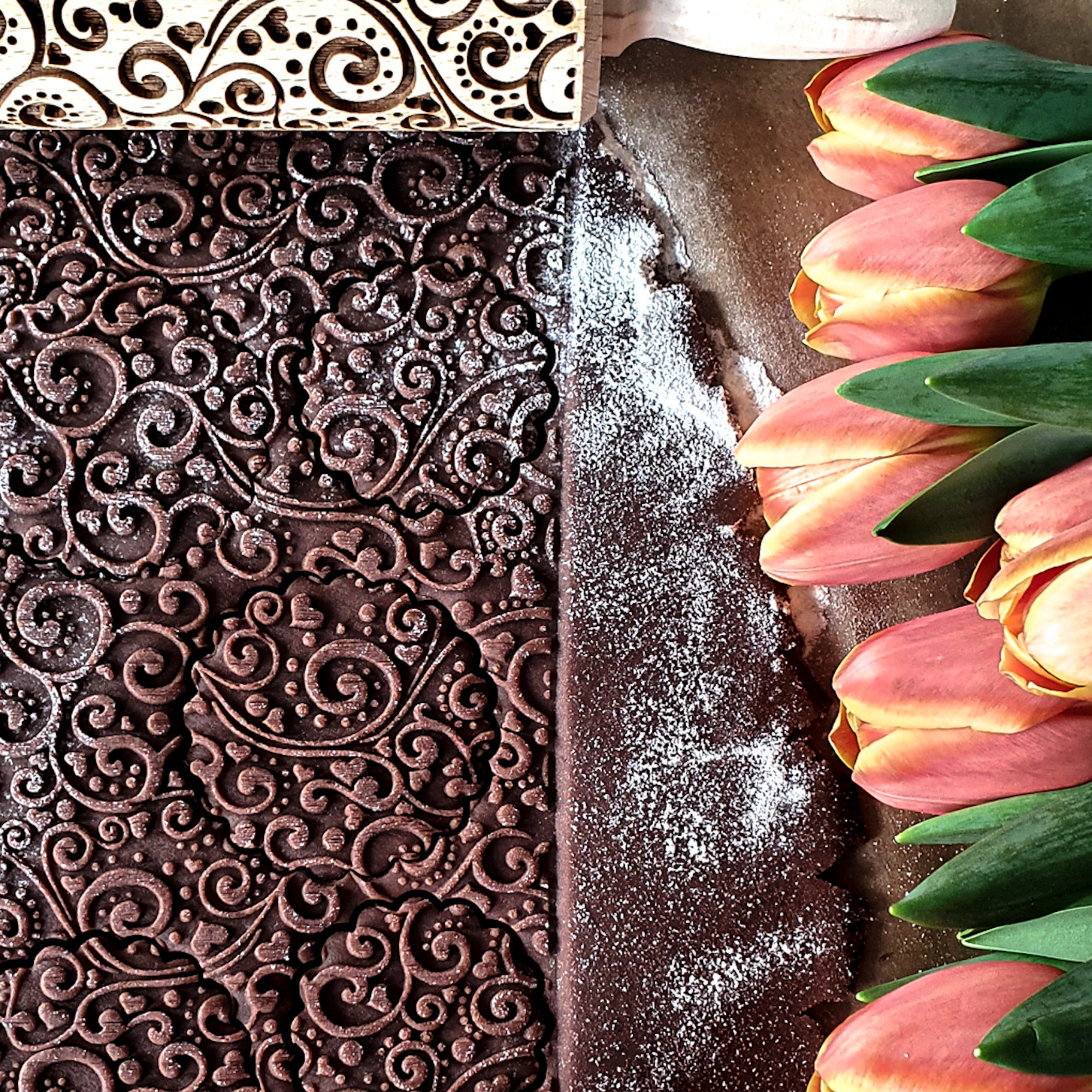 The Garden Of Love Rolling Pin